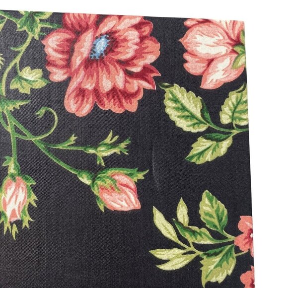Luxury Photo Album Black Floral Fabric Cover 216 photos 4x6 Refillable Binder - Picture 8 of 9